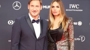 Francesco Totti e Ilari Blasi